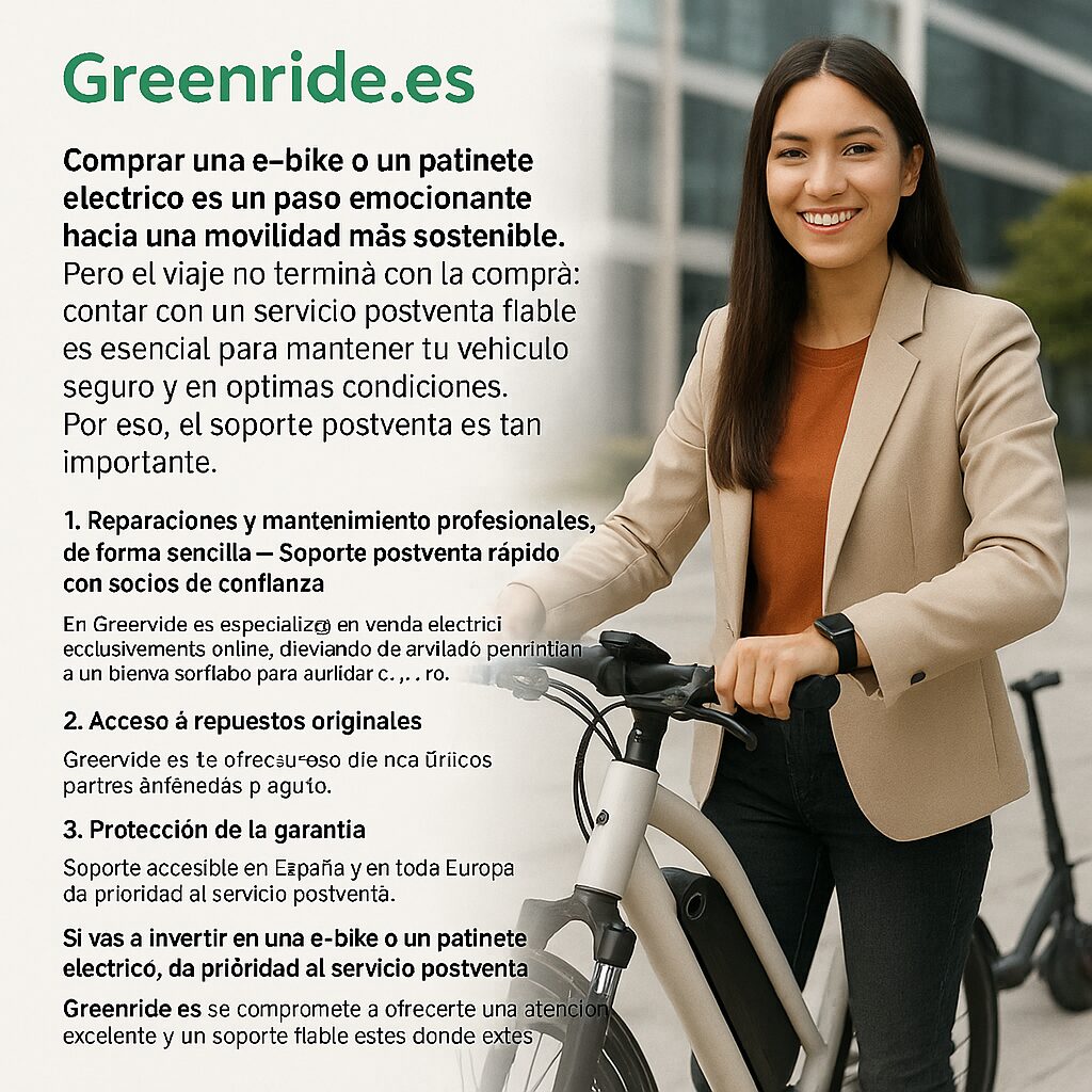 Greenride.es postventa